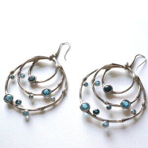 John Hardy Blue Topaz Earrings